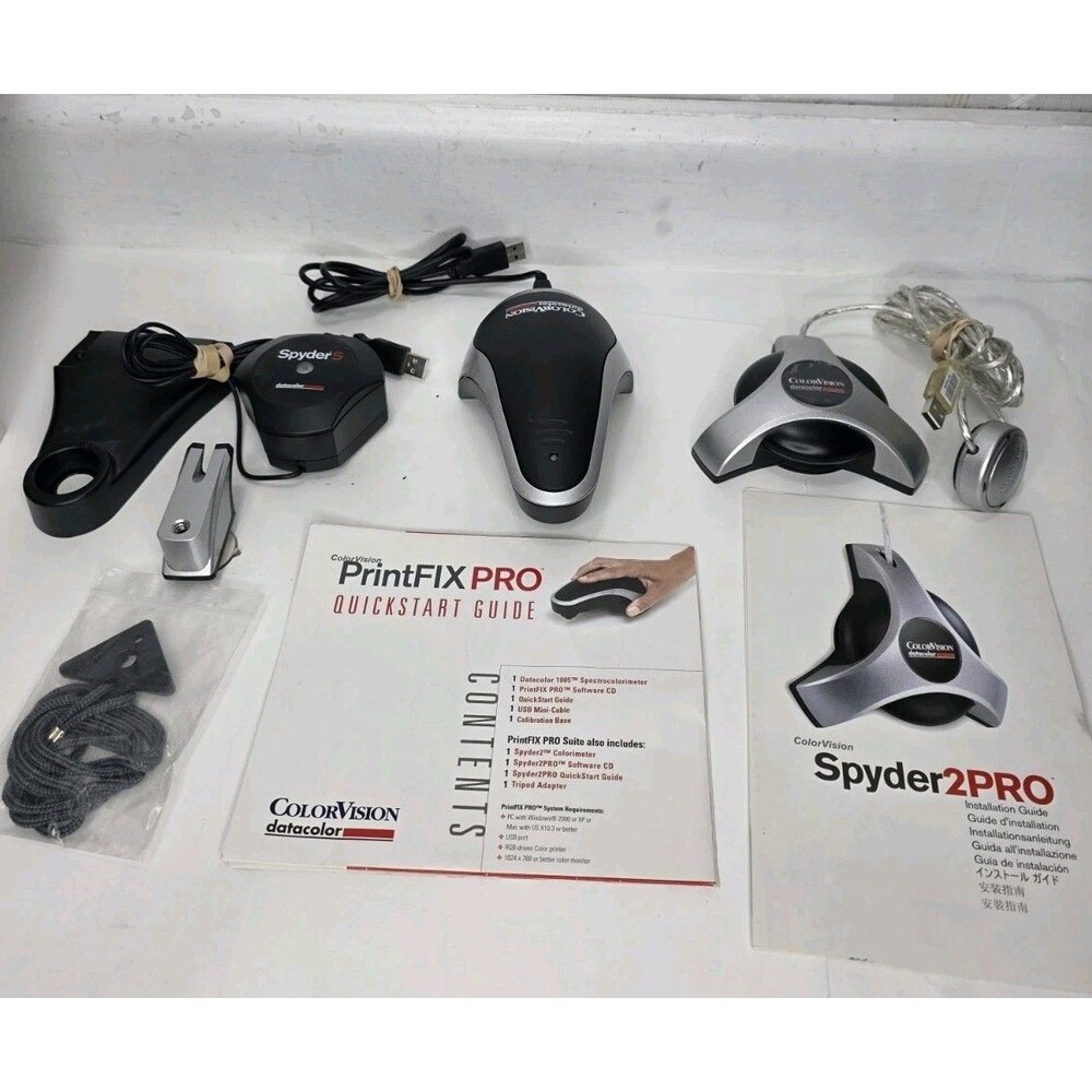 ColorVision USB Datacolor 1005 Spectrocolorimeter  p/n 1200-1533